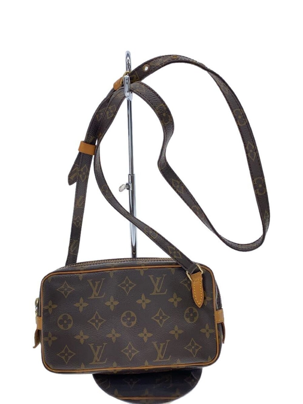 Louis Vuitton Pochette Marly Bandouliere Monogram Canvas Brown